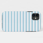 Coques Case-Mate iPhone Bleu clair Stripes Vacances Été Pastel (Dos (Horizontal))