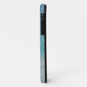 Coques Case-Mate iPhone Bleu clair Turquoise Parties scintillant brillante (Dos/Gauche)