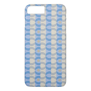Etui iPhone Case-Mate Bleu courant Tan de Candystripe