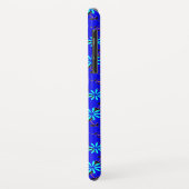 Coques Case-Mate iPhone Bleu de cobalt floral 4Annie (Dos/Gauche)