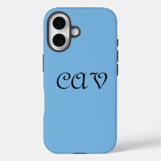 Coques iPhone 16 Bleu de Cornflower
