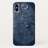 Coques Case-Mate iPhone Bleu de dragon celtique (Dos)