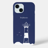 Coques Case-Mate iPhone Bleu de la marine phare (Verso)