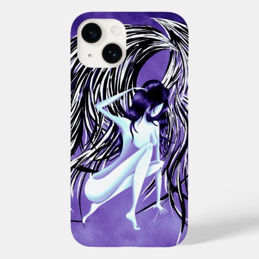 Coques Case-Mate iPhone Bleu de l'angle tombé (Verso)
