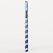 Coques Case-Mate iPhone Bleu de marine nautique Vagues Bleue de la Marine (Dos/Droite)