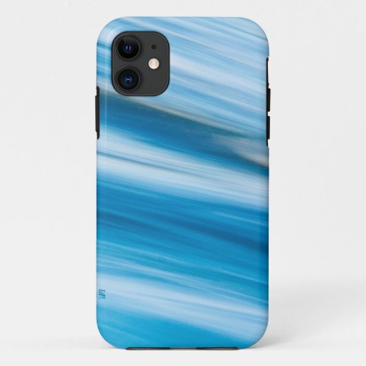 Coques Case-Mate iPhone Bleu de mer Abstrait (Dos)