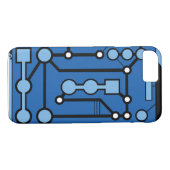 Coques Case-Mate iPhone Bleu de Motherbox (Dos (Horizontal))