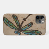 Coques Case-Mate iPhone Bleu de plage et vert libellule Flit (Dos (Horizontal))