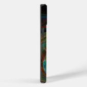 Coques Case-Mate iPhone Bleu de renaissance Art Abstrait (Verso / Droite)