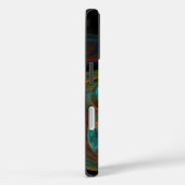Coques Case-Mate iPhone Bleu de renaissance Art Abstrait (Verso / Droite)