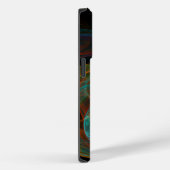 Coques Case-Mate iPhone Bleu de renaissance Art Abstrait (Verso / Droite)