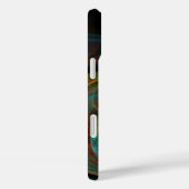 Coques Case-Mate iPhone Bleu de renaissance Art Abstrait (Verso / Droite)