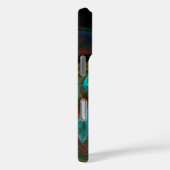 Coques Case-Mate iPhone Bleu de renaissance Art Abstrait (Verso / Droite)