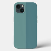Coques Case-Mate iPhone Bleu deux tons personnalisable (Verso)