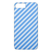 Coques Case-Mate iPhone Bleu diagonal barré (Dos)