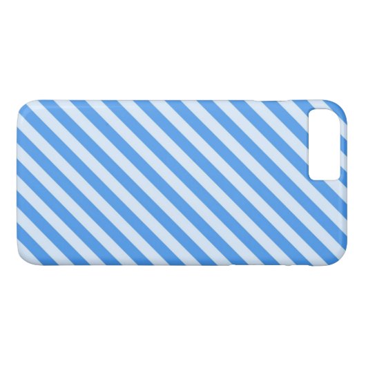 Coques Case-Mate iPhone Bleu diagonal barré (Dos (Horizontal))
