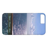 Coques Case-Mate iPhone Bleu d'océan personnalisé (Dos (Horizontal))