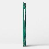 Coques Case-Mate iPhone Bleu doré Marbling : Art fluide (Verso / Gauche)