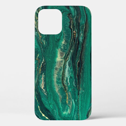 Coques Case-Mate iPhone Bleu doré Marbling : Art fluide (Verso)