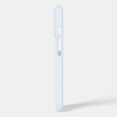 Coques Case-Mate iPhone Bleu doux blanc pastel couleur uni (Verso / Gauche)
