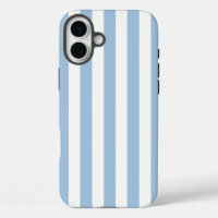 Bleu doux en bandes intemporelles