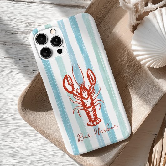 Coques Case-Mate iPhone Bleu du littoral du homard du Maine