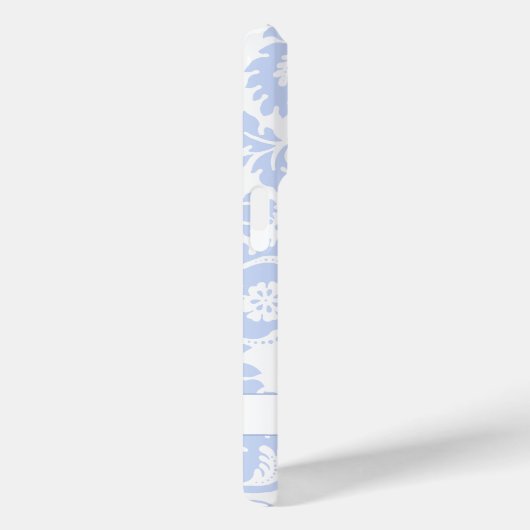 Coques Case-Mate iPhone Bleu élégant Floral Botanique (Verso / Droite)