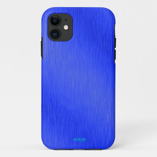 Coques Case-Mate iPhone Bleu en aluminium (Dos)