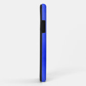 Coques Case-Mate iPhone Bleu en aluminium (Dos/Droite)