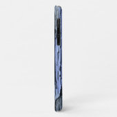 Coques Case-Mate iPhone Bleu en bois de peinture d'épluchage (Dos/Gauche)