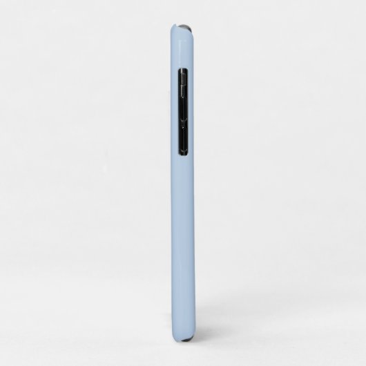 Coques Case-Mate iPhone Bleu en poudre solide (Dos/Gauche)