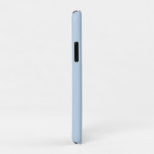 Coques Case-Mate iPhone Bleu en poudre solide (Dos/Droite)