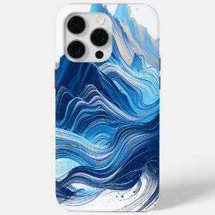 Coque iPhone 15 Pro Max Bleu énergétique pour les amateurs de sports