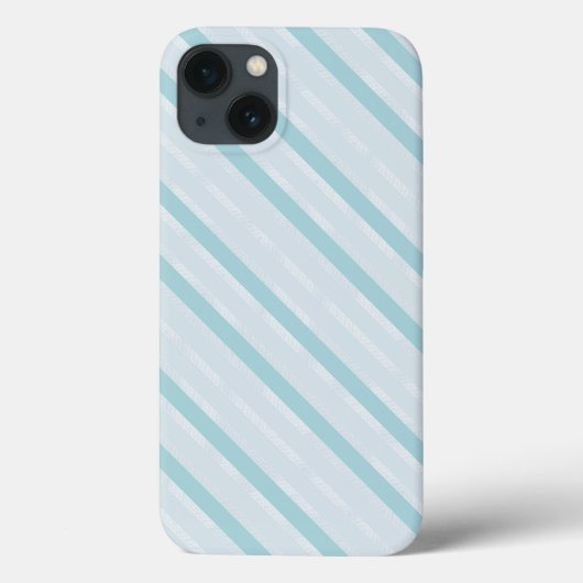 Coques Case-Mate iPhone Bleu et bandes argentées verticales (Verso)