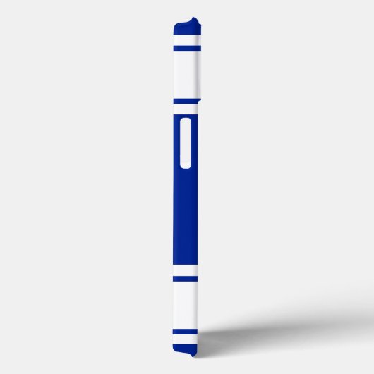 Coques Case-Mate iPhone Bleu et blanc (Verso / Droite)