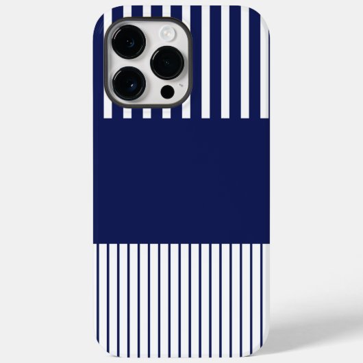Coques Case-Mate iPhone Bleu et blanc (Verso)