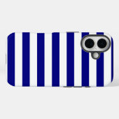 Coques Case-Mate iPhone Bleu et blanc de la marine (Verso (horizontal))