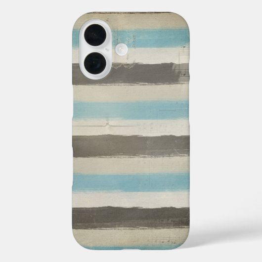 Coques Case-Mate iPhone Bleu et Brown en aquarelle (Verso)