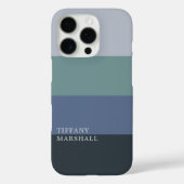 Coques Case-Mate iPhone Bleu et Gris Motif (Verso)