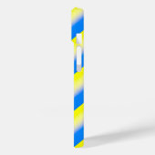Coques Case-Mate iPhone Bleu et jaune rayures Ukraine Inspiration moderne (Verso / Gauche)