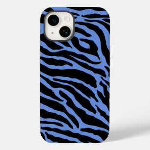 Coque Pour iPhone 14 Bleu et noir Posters de animaux