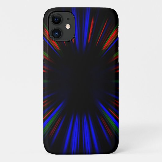 Coques Case-Mate iPhone Bleu et rouge rayures (Dos)