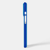 Coques Case-Mate iPhone Bleu et turquoise bandes bonbons Coque-Mate iPhone (Verso / Gauche)