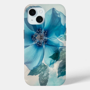 Coque Pour iPhone 15 Bleu éthérée