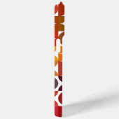 Coques Case-Mate iPhone Bleu foncé orange rouge vert Motif d'art du milieu (Verso / Droite)