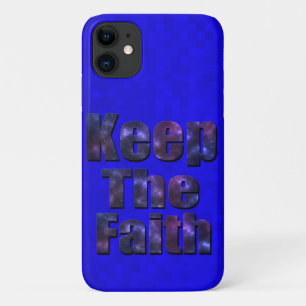 Case-Mate iPhone Case Bleu Garder Le Logo De La Foi,