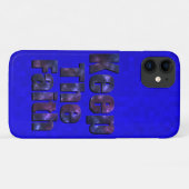 Coques Case-Mate iPhone Bleu Garder Le Logo De La Foi, (Dos (Horizontal))