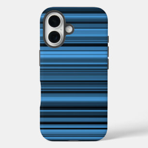 Coques iPhone 16 Bleu - Grandes noires