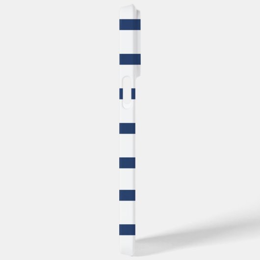 Coques Case-Mate iPhone Bleu Grilles Nom personnalisé Initiale (Verso / Droite)