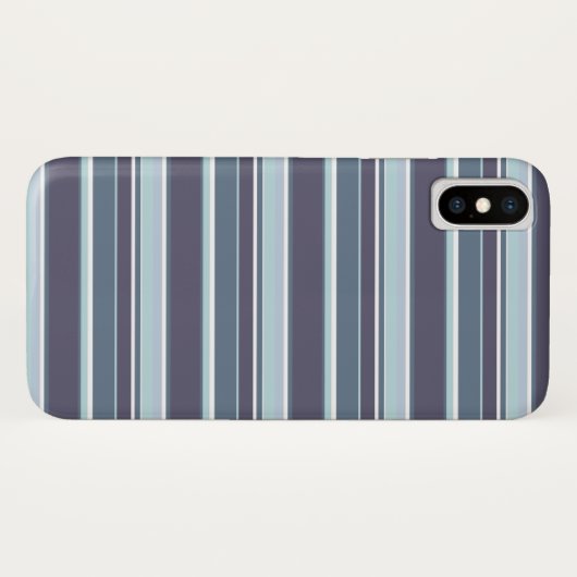 Coques Case-Mate iPhone Bleu-gris (Dos (Horizontal))